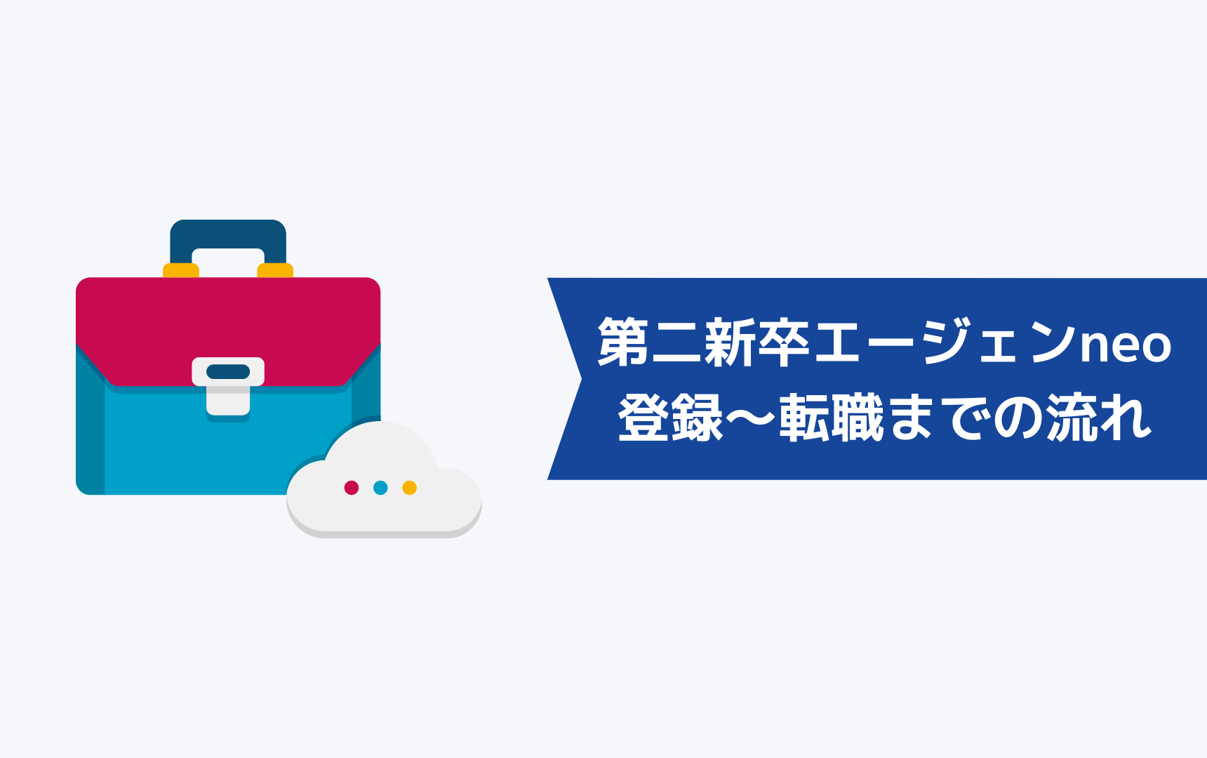 第二新卒エージェントneoの登録から転職までの流れ