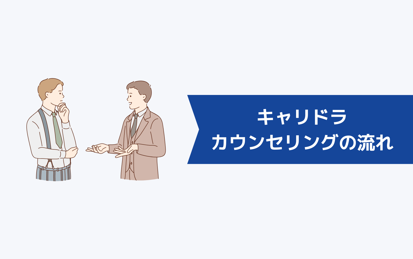 キャリドラの無料カウンセリングの流れ