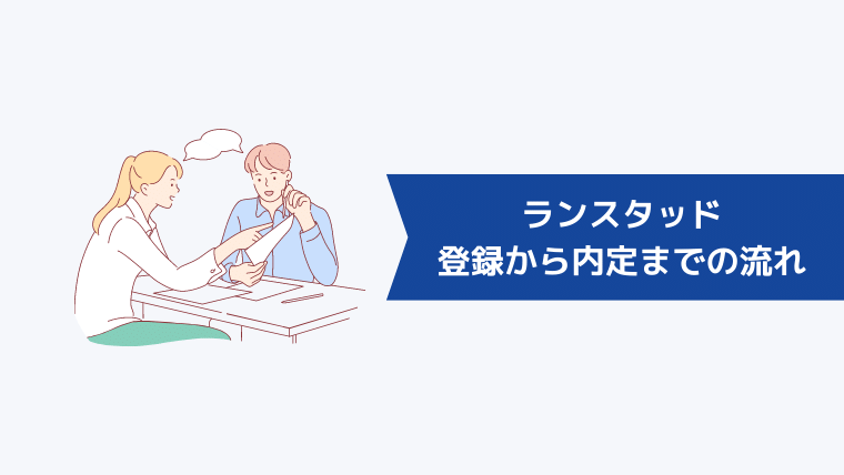 ランスタッドに登録してから内定までの流れ