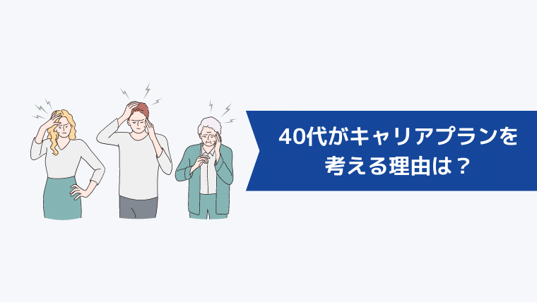 40代の方がキャリアプランを考える理由は？