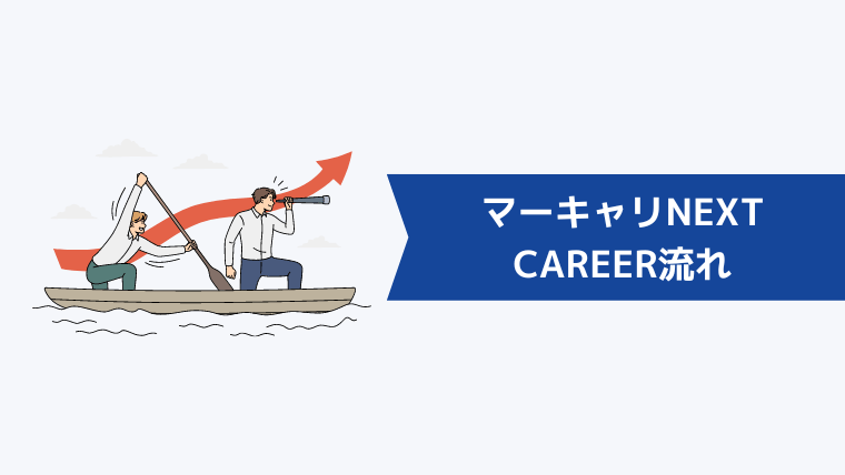 マーキャリNEXT CAREERの登録から内定までの流れ