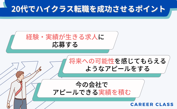 20代でハイクラス転職を成功させるポイント