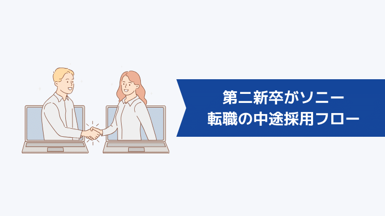 第二新卒がソニーに転職する際の中途採用フロー